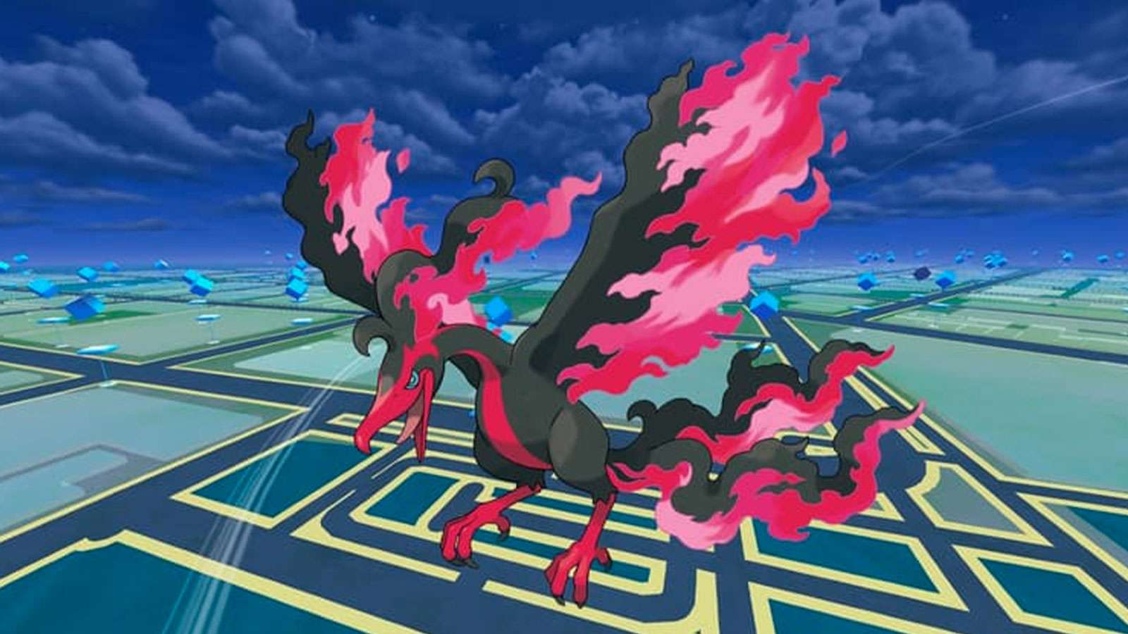 Sulfura de Galar dans Pokémon Go