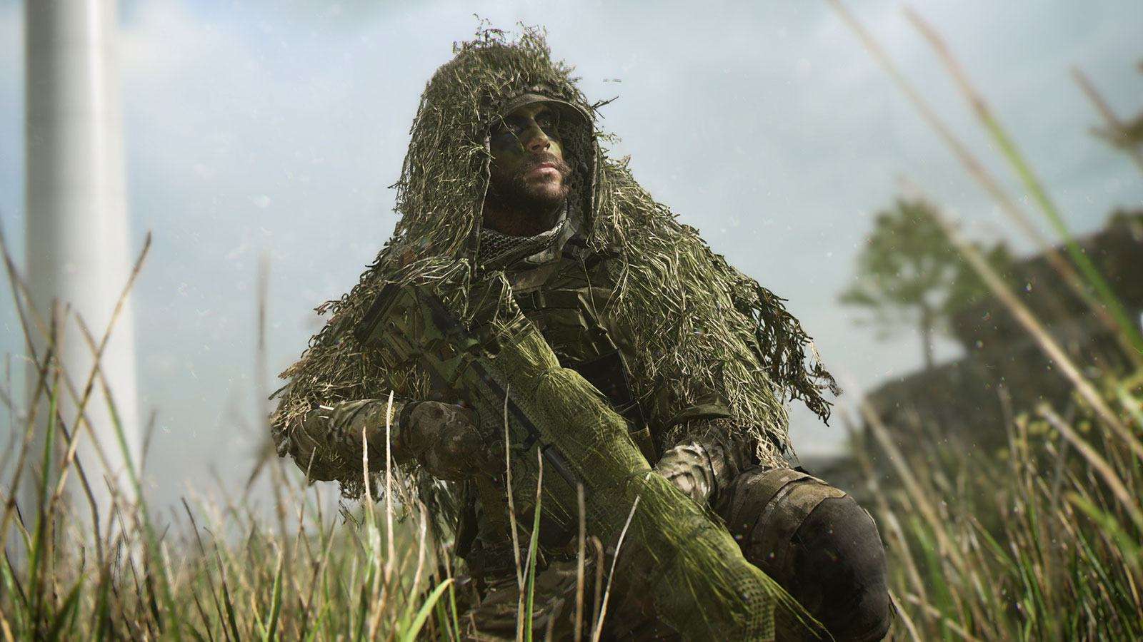 Camouflage sniper Warzone