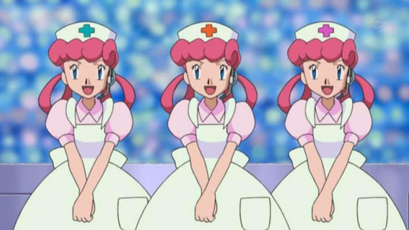 Trois Infirmières Joëlle dans Pokémon