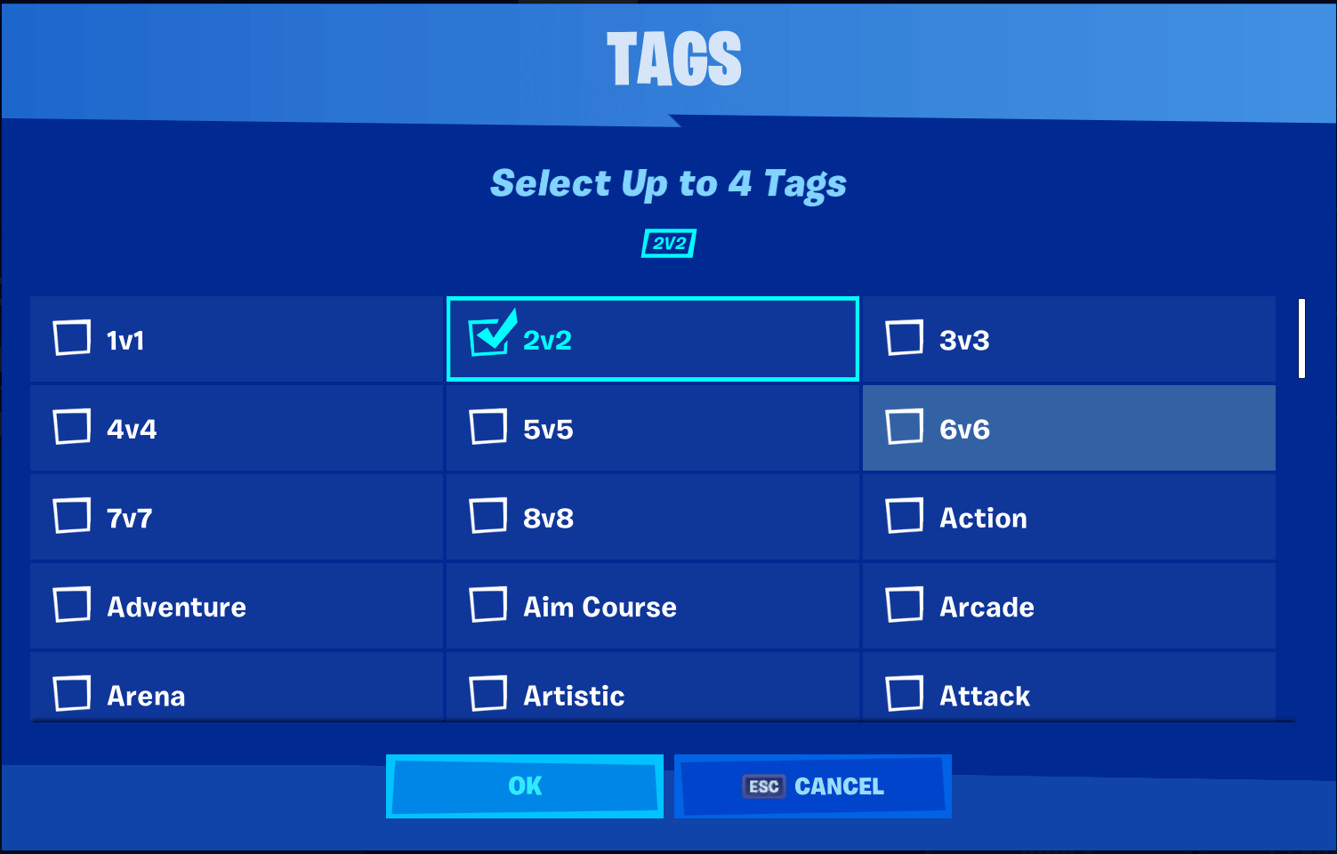 Select Tags For Island