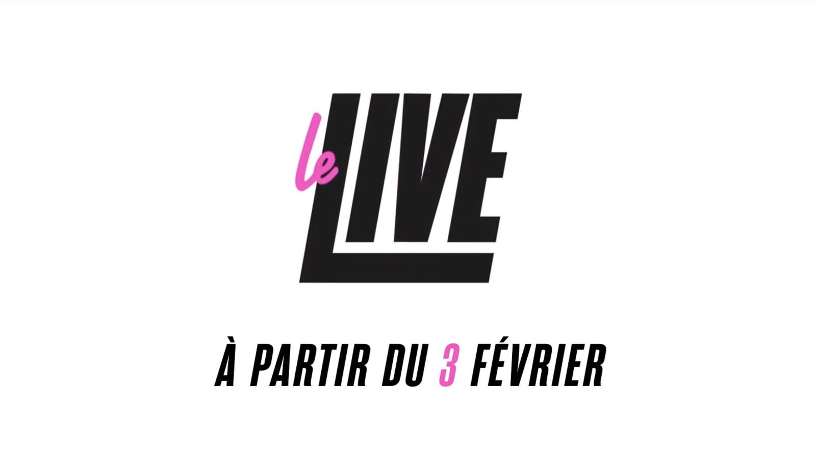 L'émission LeLive démarre dès le lundi 3 février
