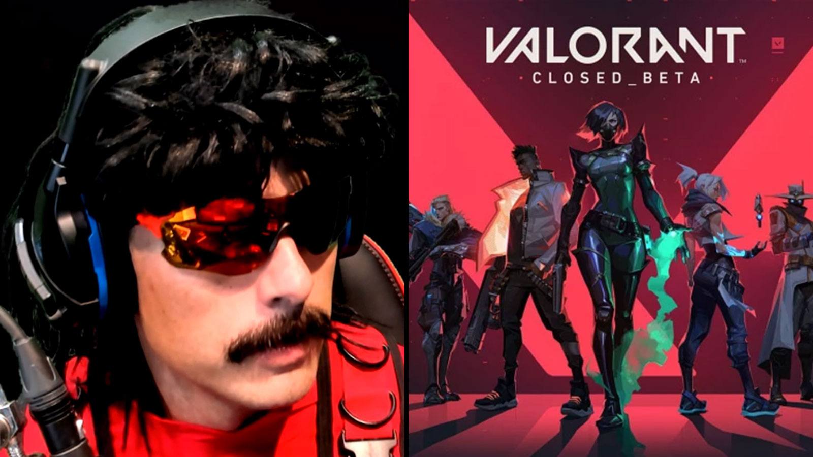 Twitch Dr Disrespect | Valorant Riot Games bêta fermée
