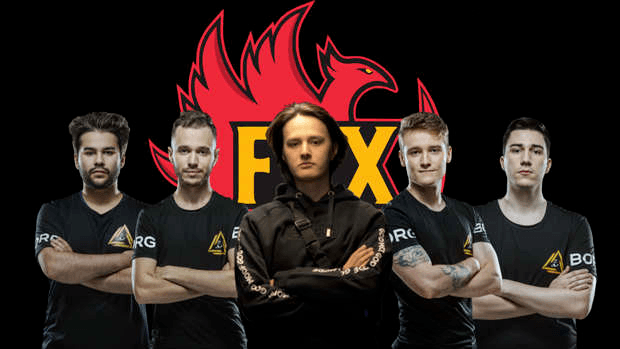 FunPlus Phoenix logo formation GODSENT CS:GO