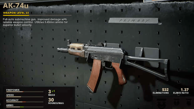 Black Ops Cold War Tier List Saison 1 AK-74u 