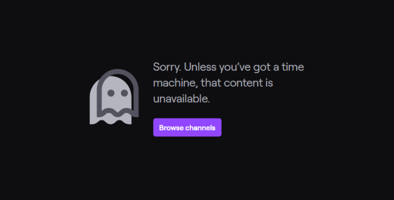 Twitch stream fermé