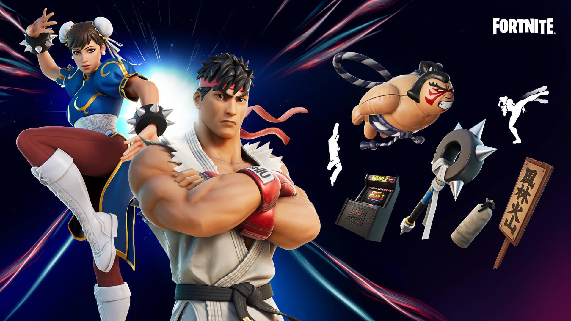 Comment obtenir sur Fortnite les skins de Street Fighter, Ryu et Chun-Li