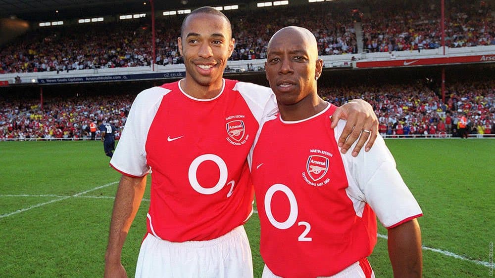 Ian Wright et Thierry Henry
