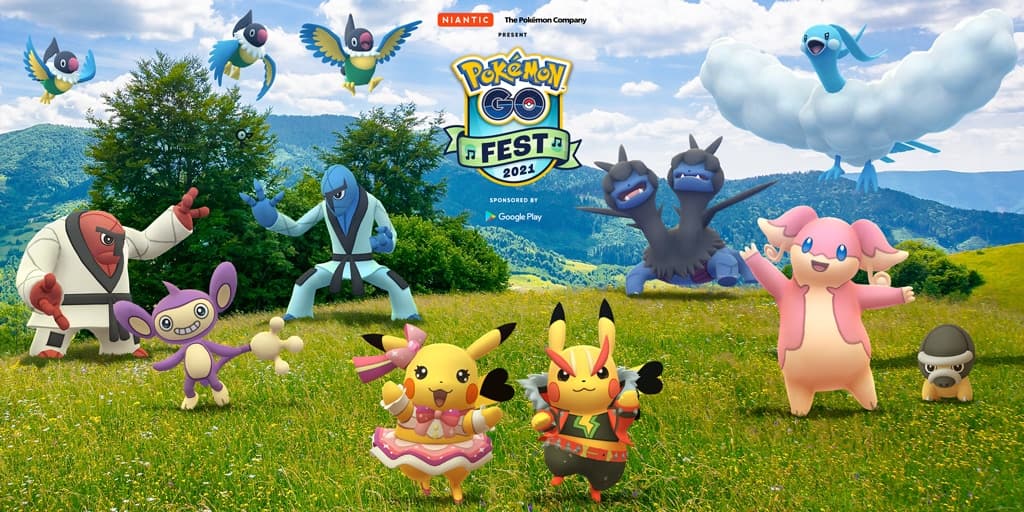 Pokemon Go fest 2021 date jour 1