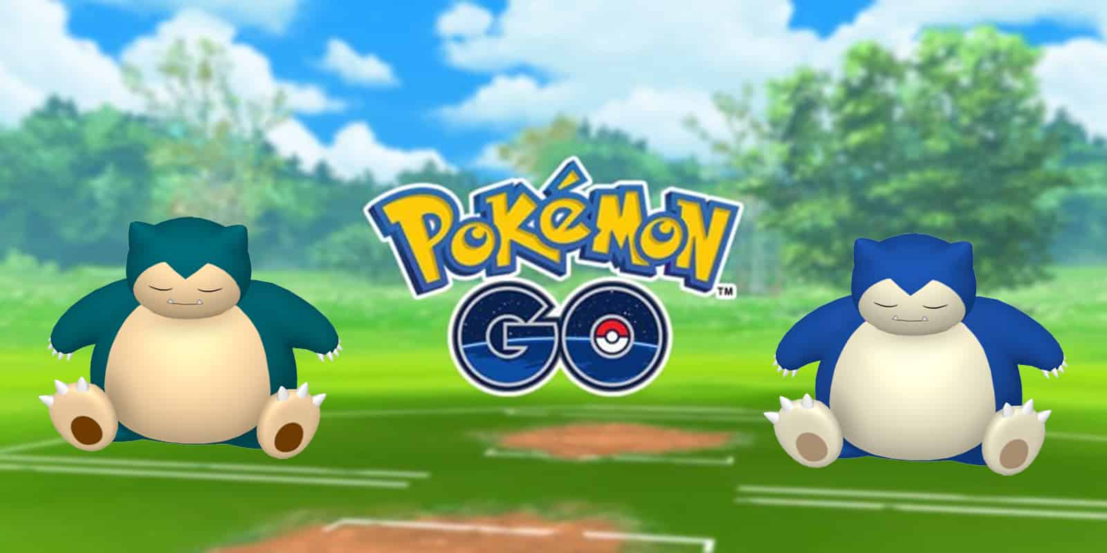 Ronflex shiny sur Pokémon Go est bleu foncé