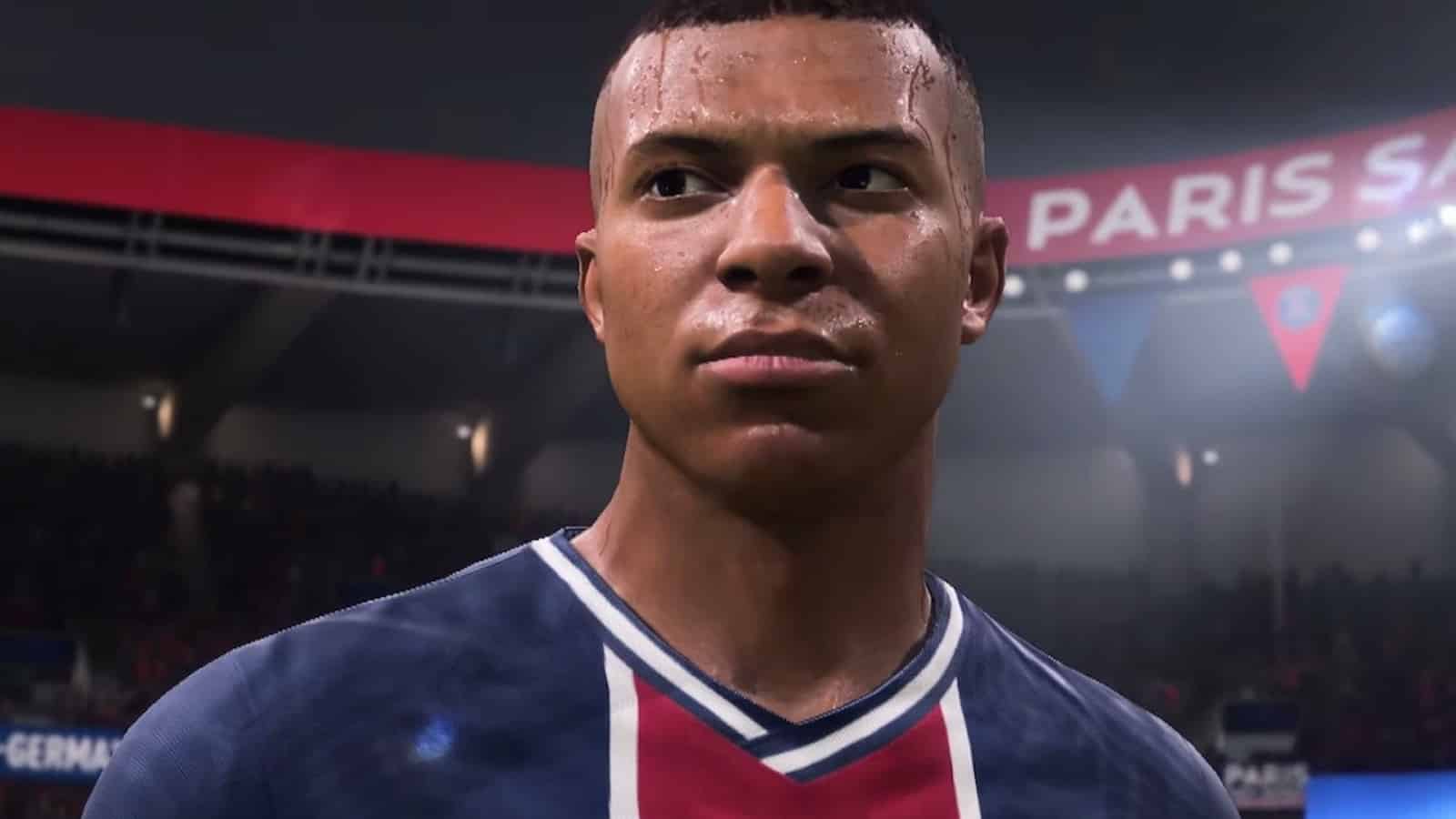 Kylian Mbappé sur FIFA 22