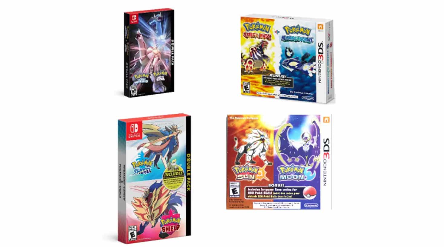 double pack Pokémon boîte