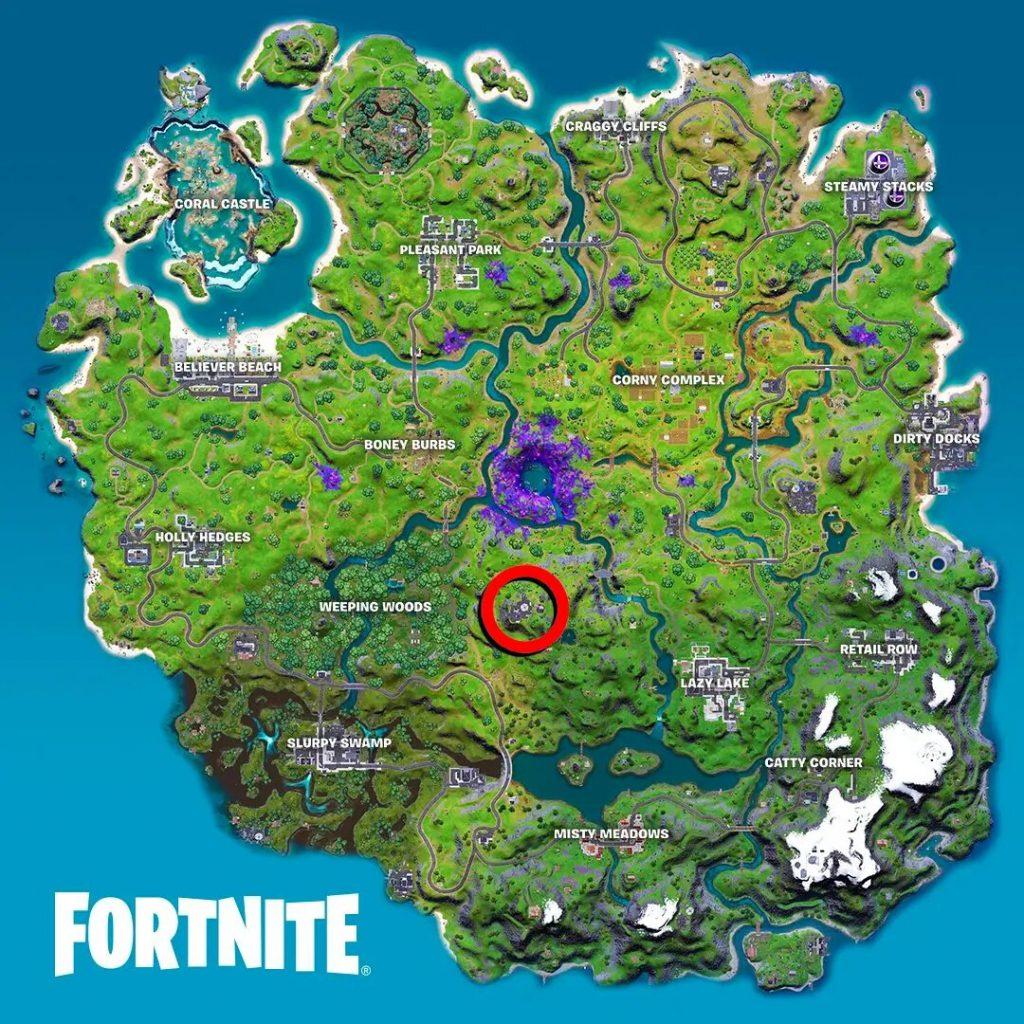 Carte Vache Gonflable Fortnite