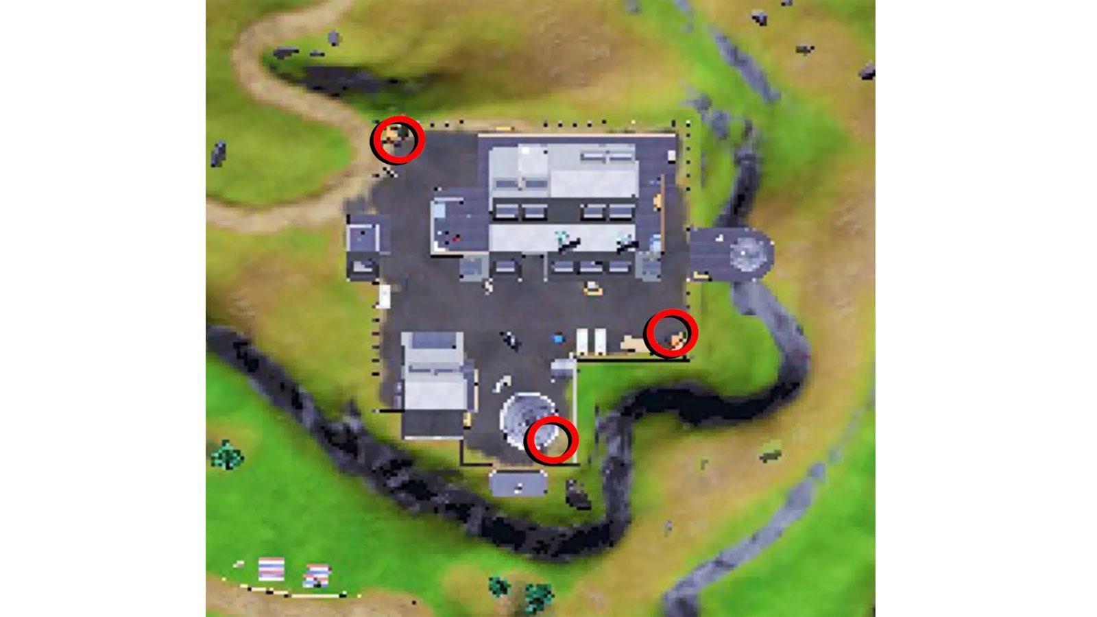 dinky dish emplacements fortnite