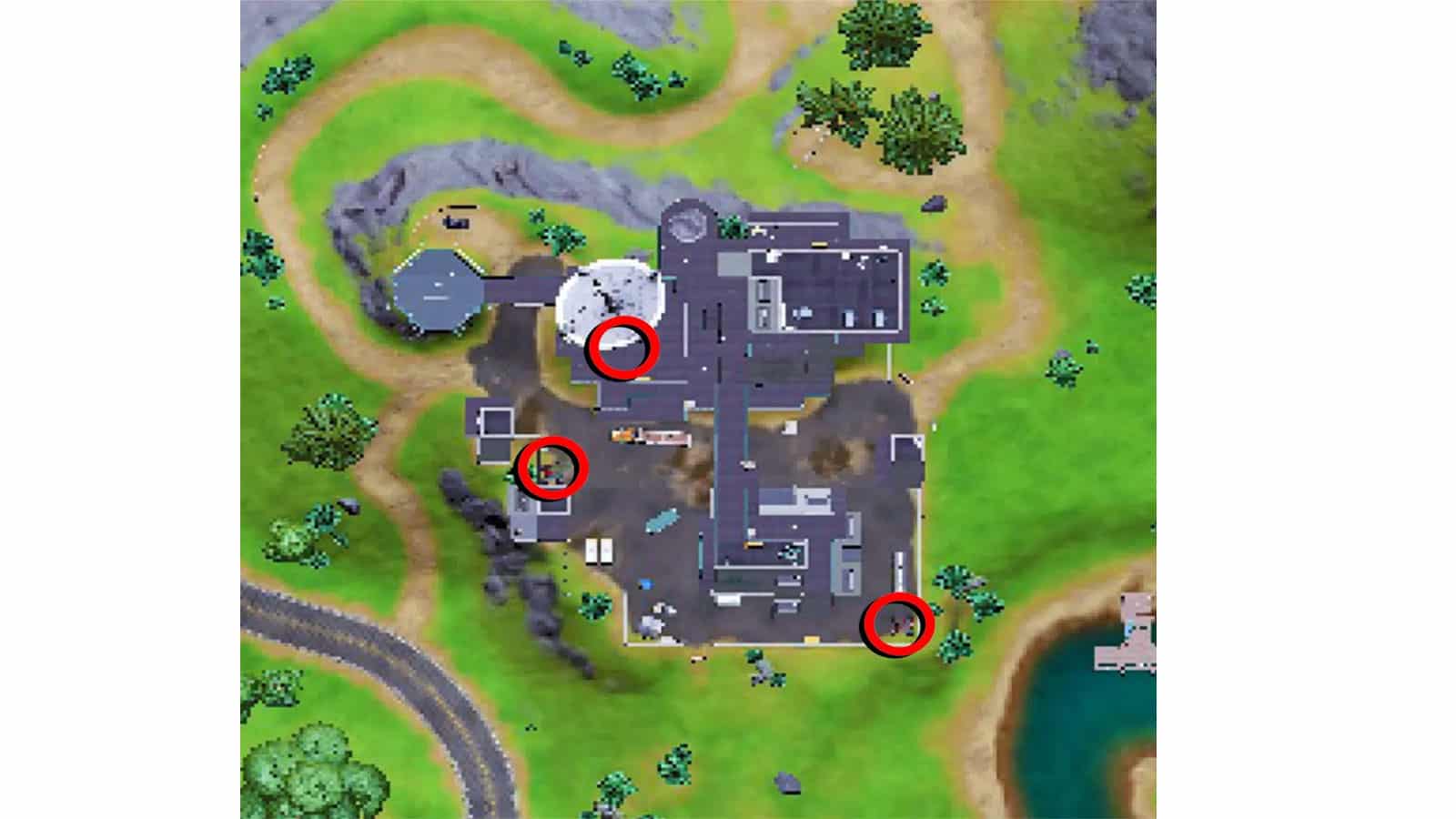 dockside dish emplacements fortnite