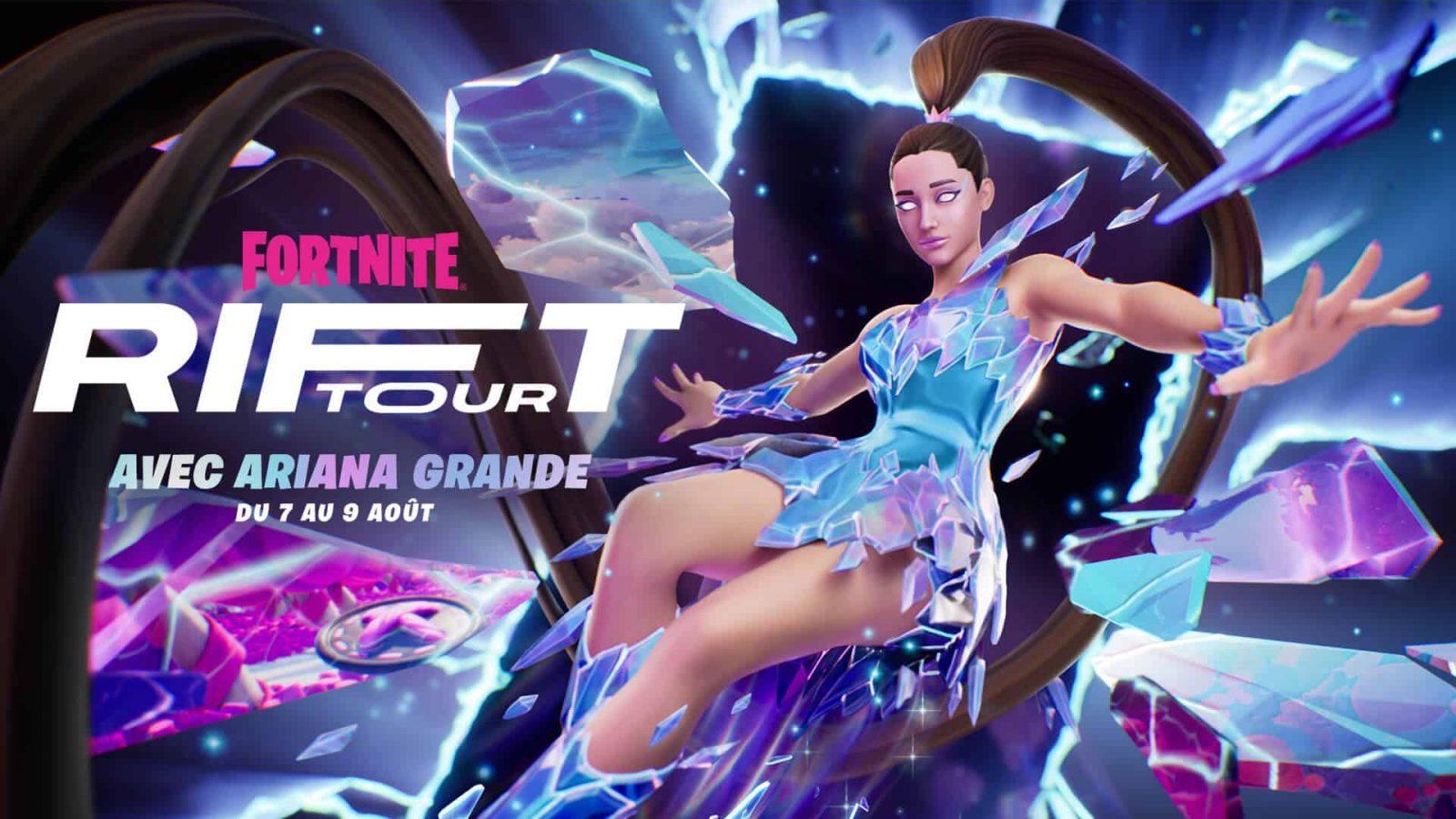 Ariana Grande rift tour Fortnite