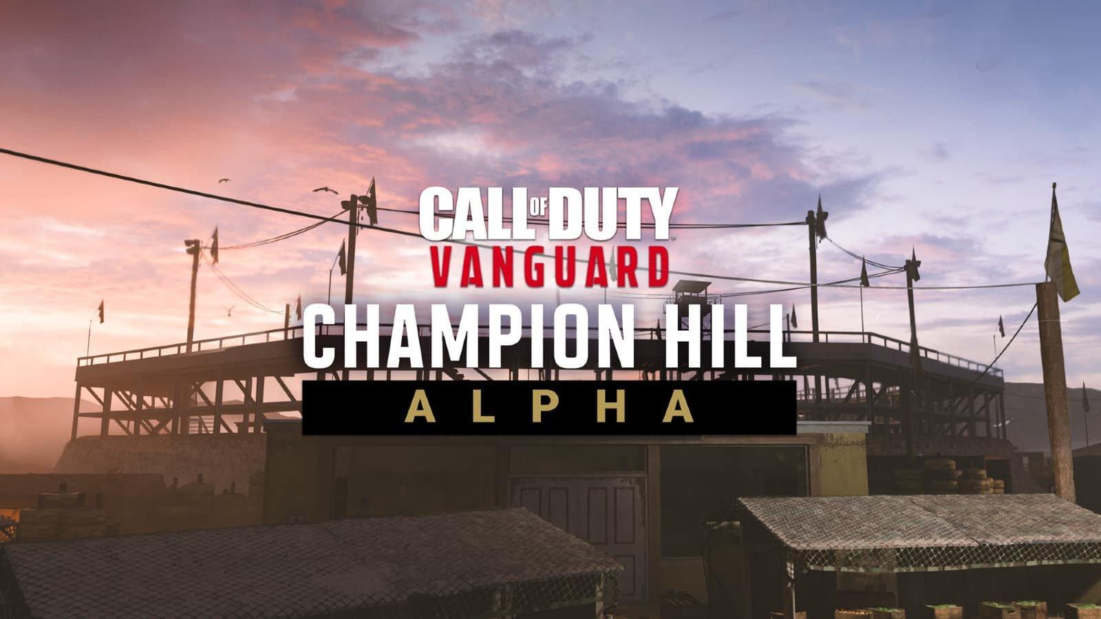annonce alpha CoD Vanguard