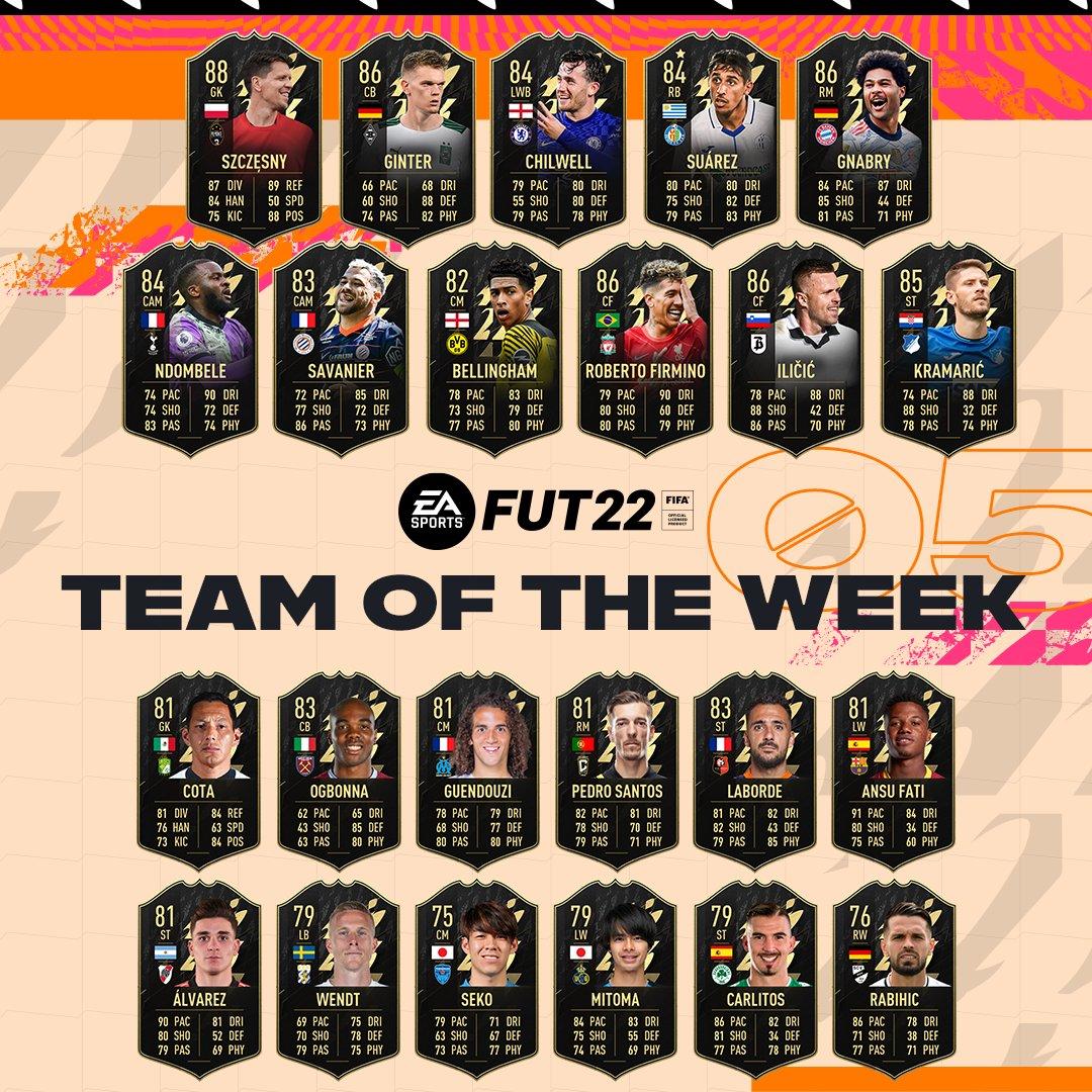 Team of the Week 5 de FIFA 22