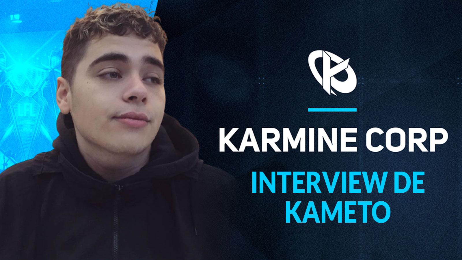 Interview de Kameto à propos de la Karmine Corp