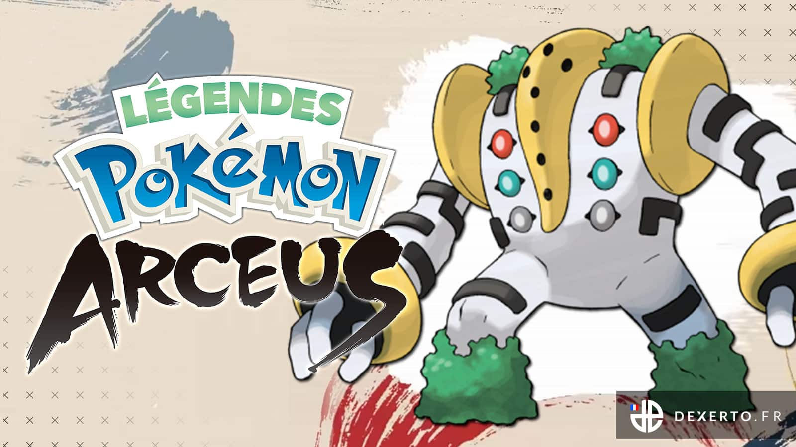Légendes Pokémon arceus Regigias guide