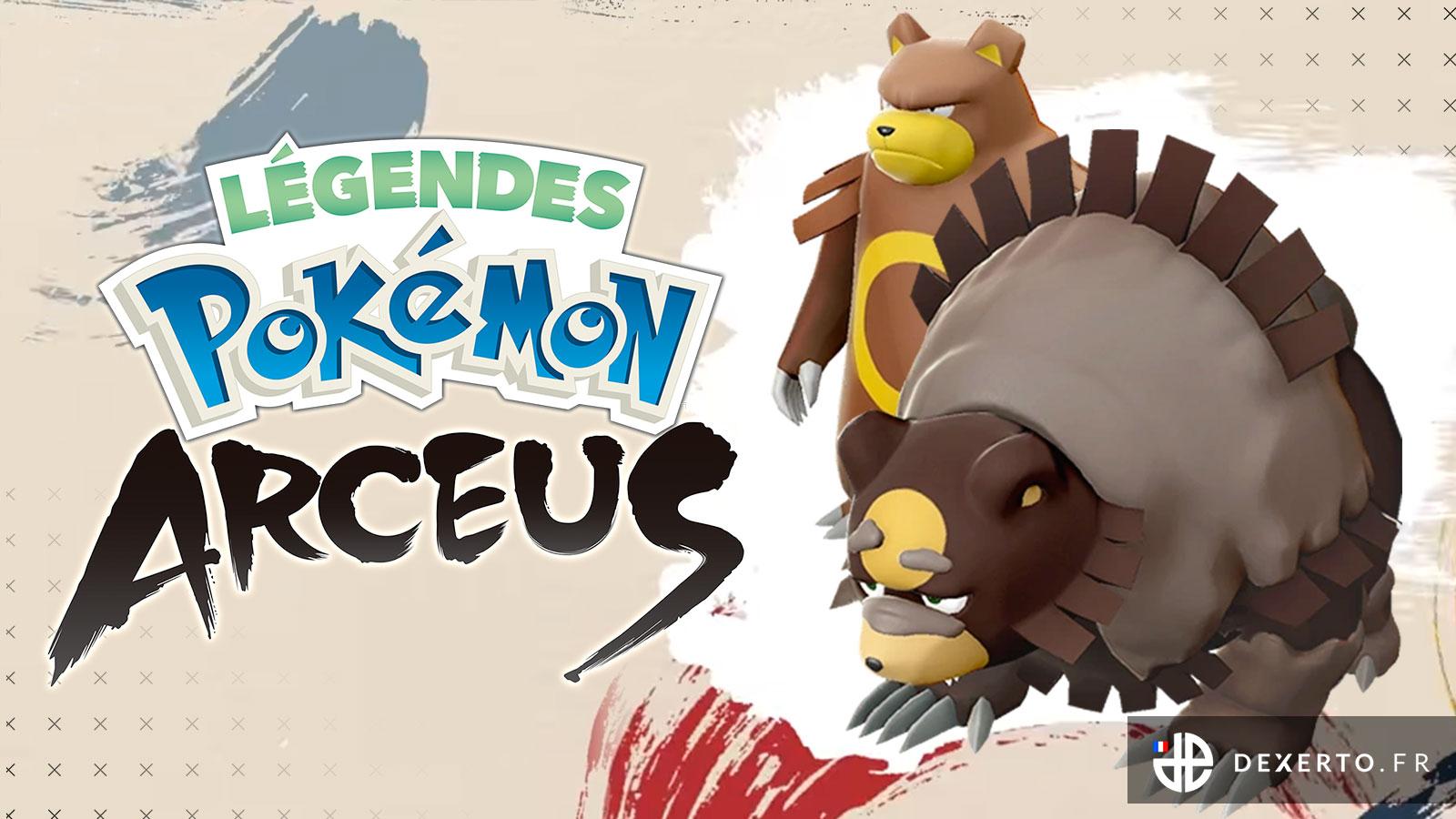Ursaring Ursaluna Légendes Pokémon : Arceus
