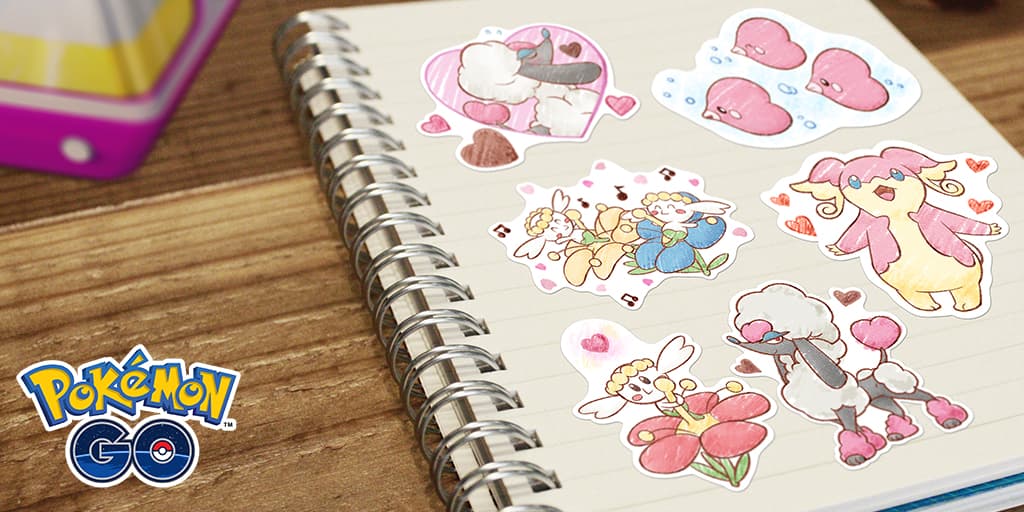 Stickers Saint Valentin Pokémon Go