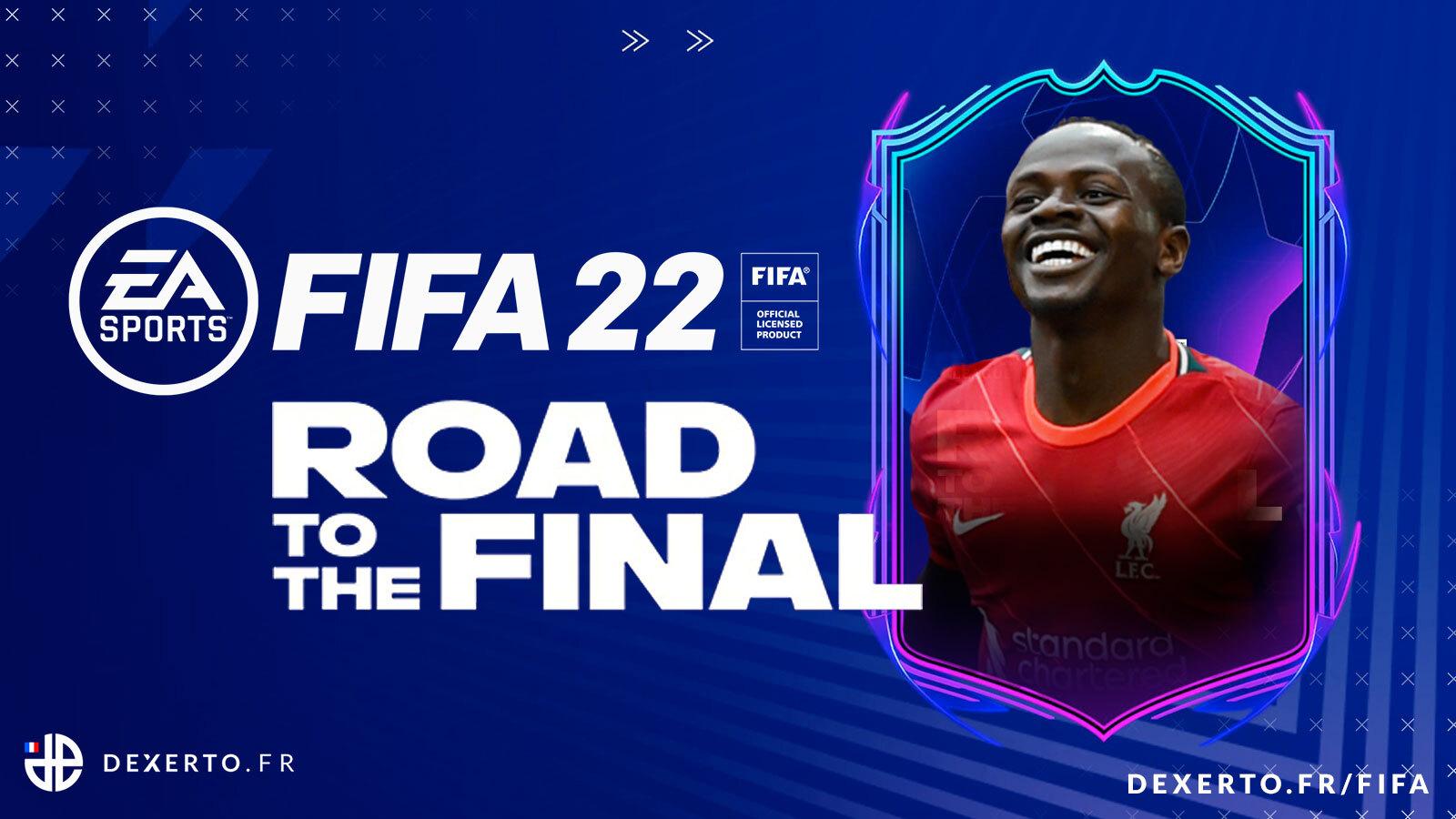 FIFA 22 road to the final tracker
