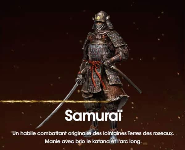 La classe Samurai dans Elden Ring
