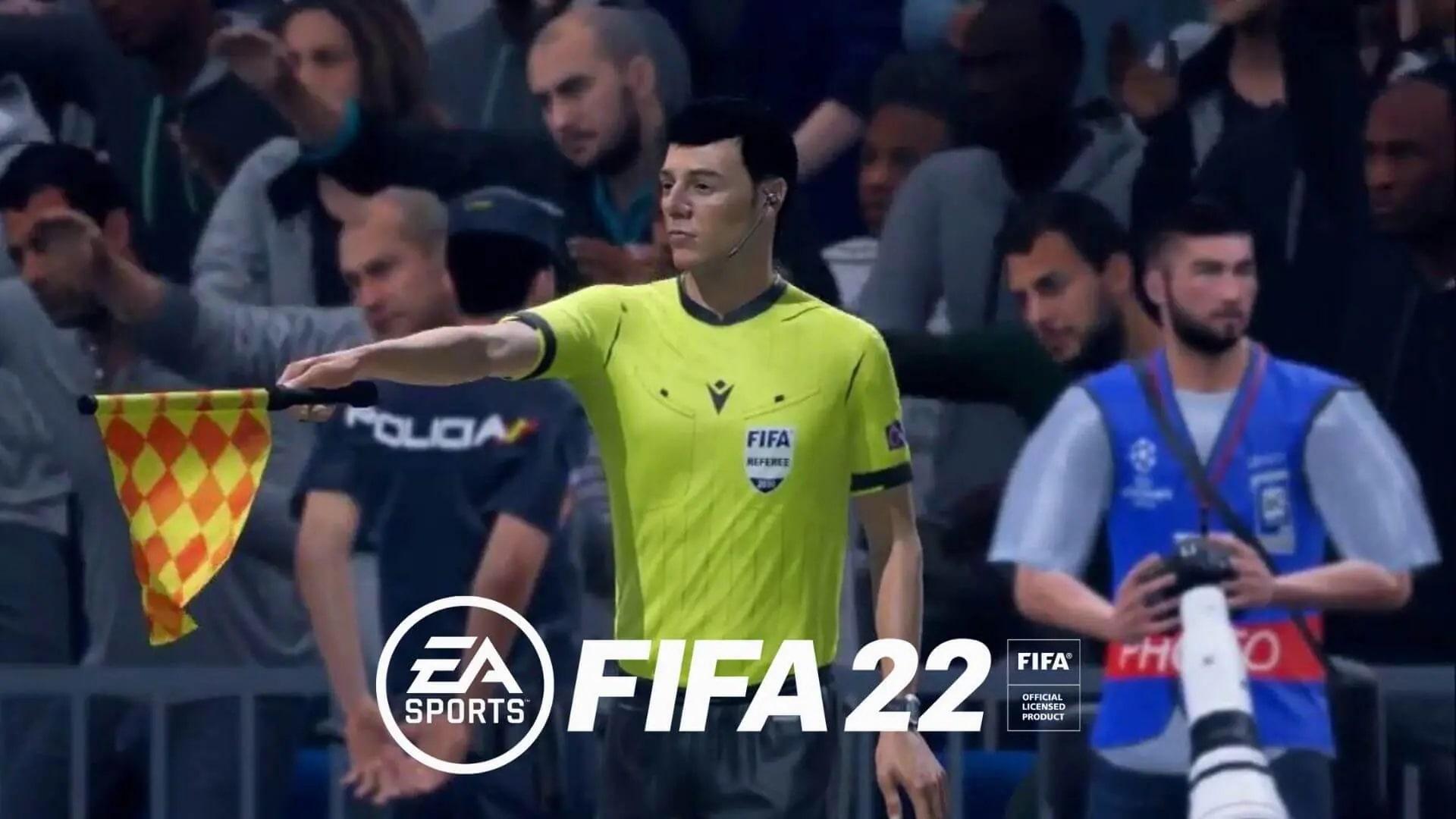 FIFA 22 arbitres bug