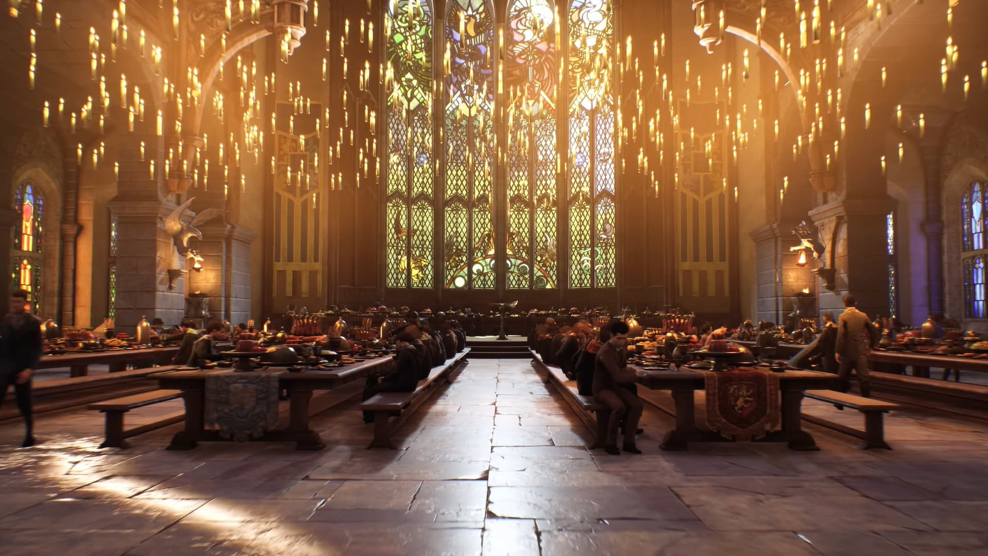 Grande salle Poudlard Hogwarts Legacy