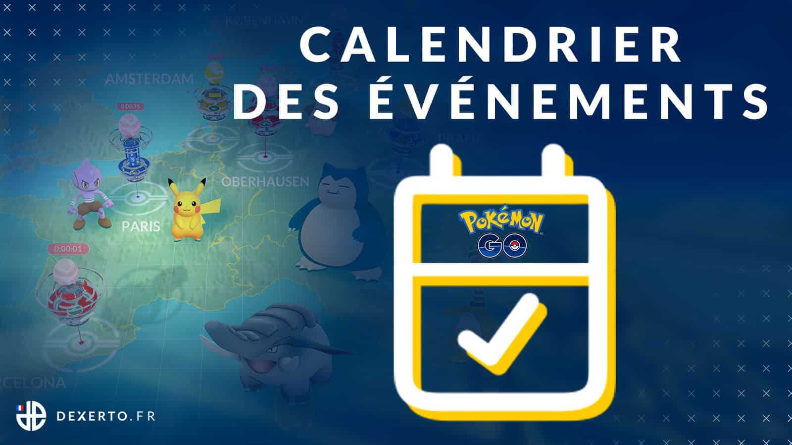 Pokémon Go calendrier événements