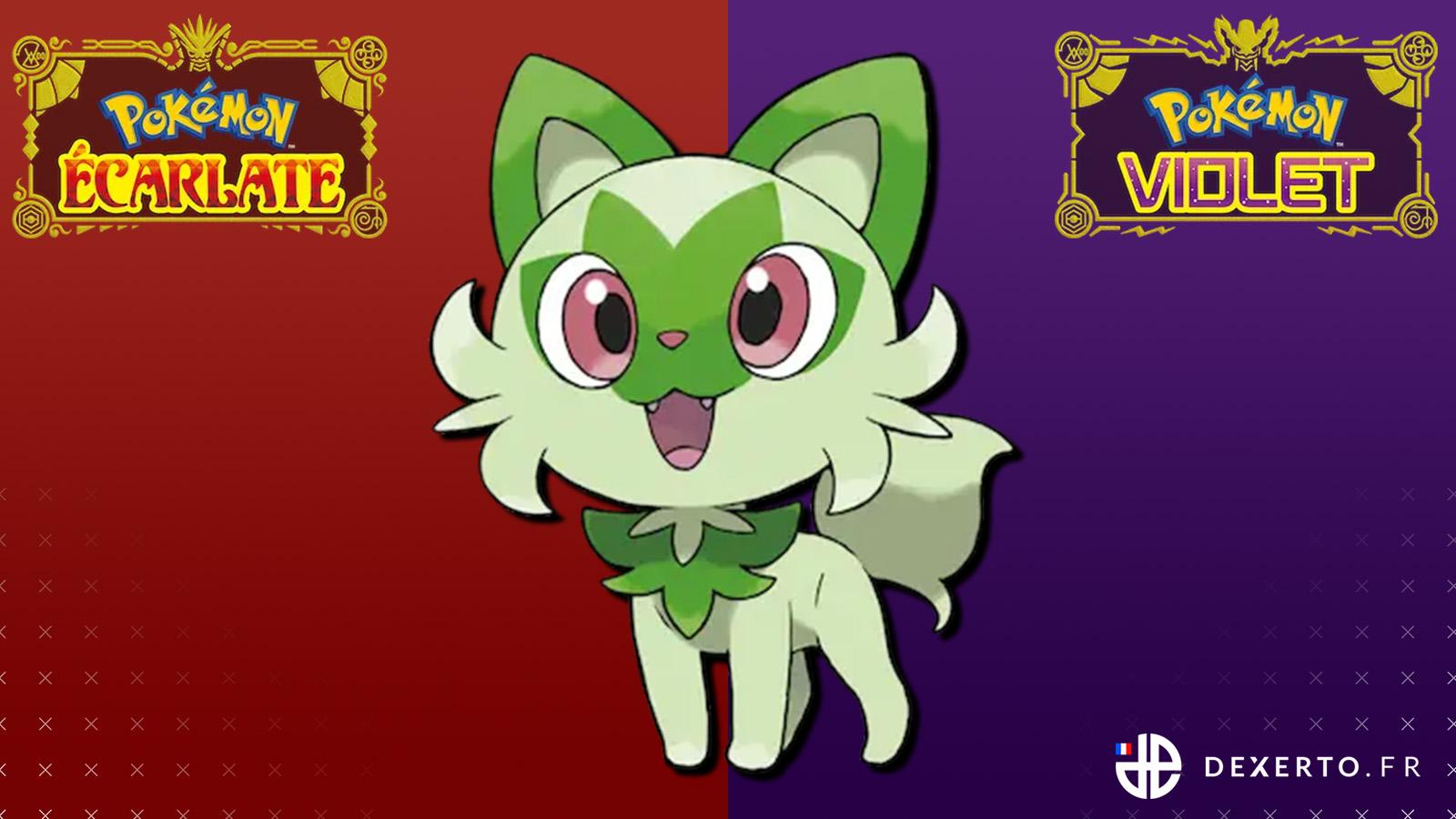 Le Pokémon Pousacha dans Pokémon Écarlate et Violet