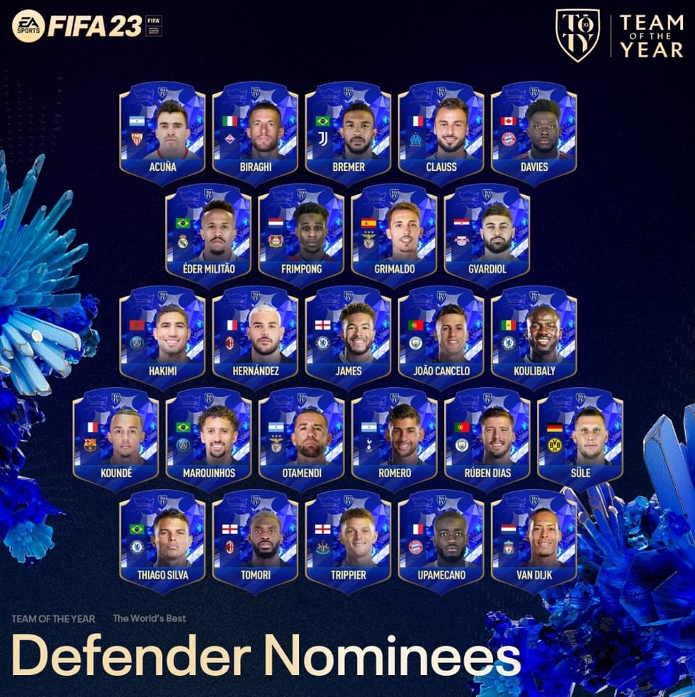 Défenseurs TOTY FIFA 23