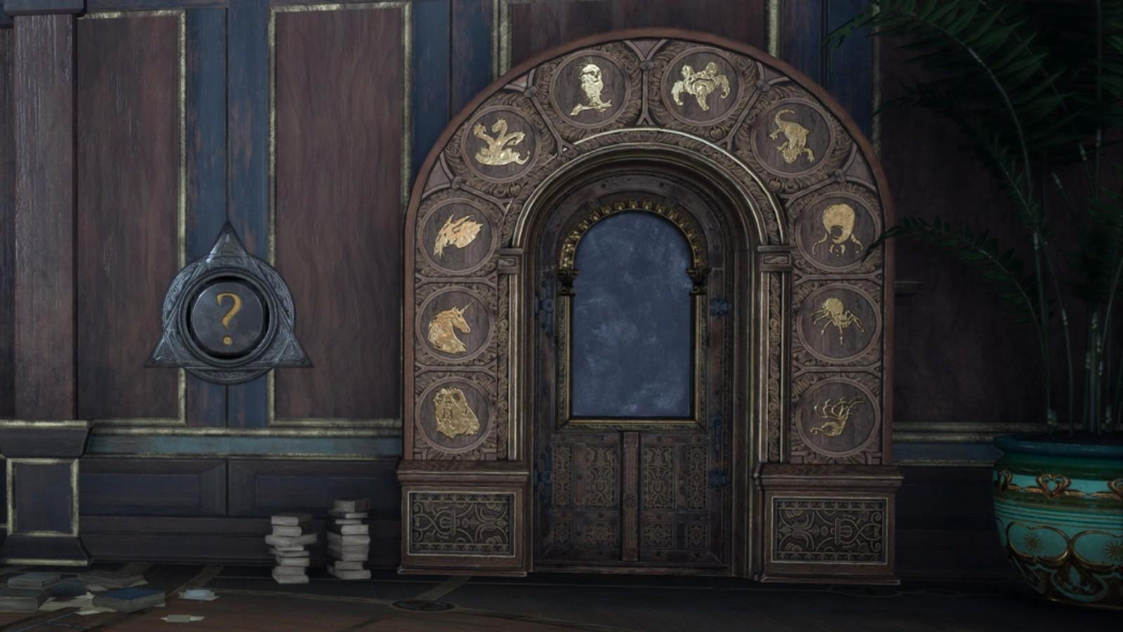 Solution puzzle des portes avec symboles d'animaux dans Hogwarts Legacy