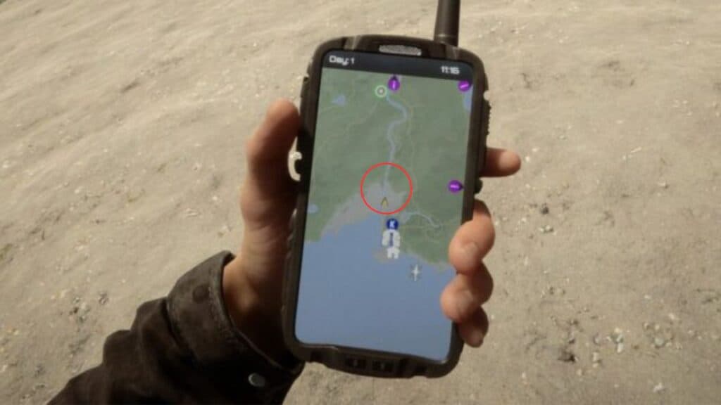 GPS dans Sons of the Forest