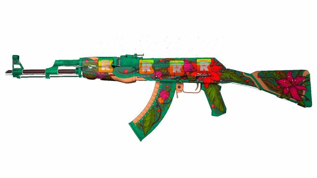 Skin Wild Lotus de l'AK-47 sur CS:GO