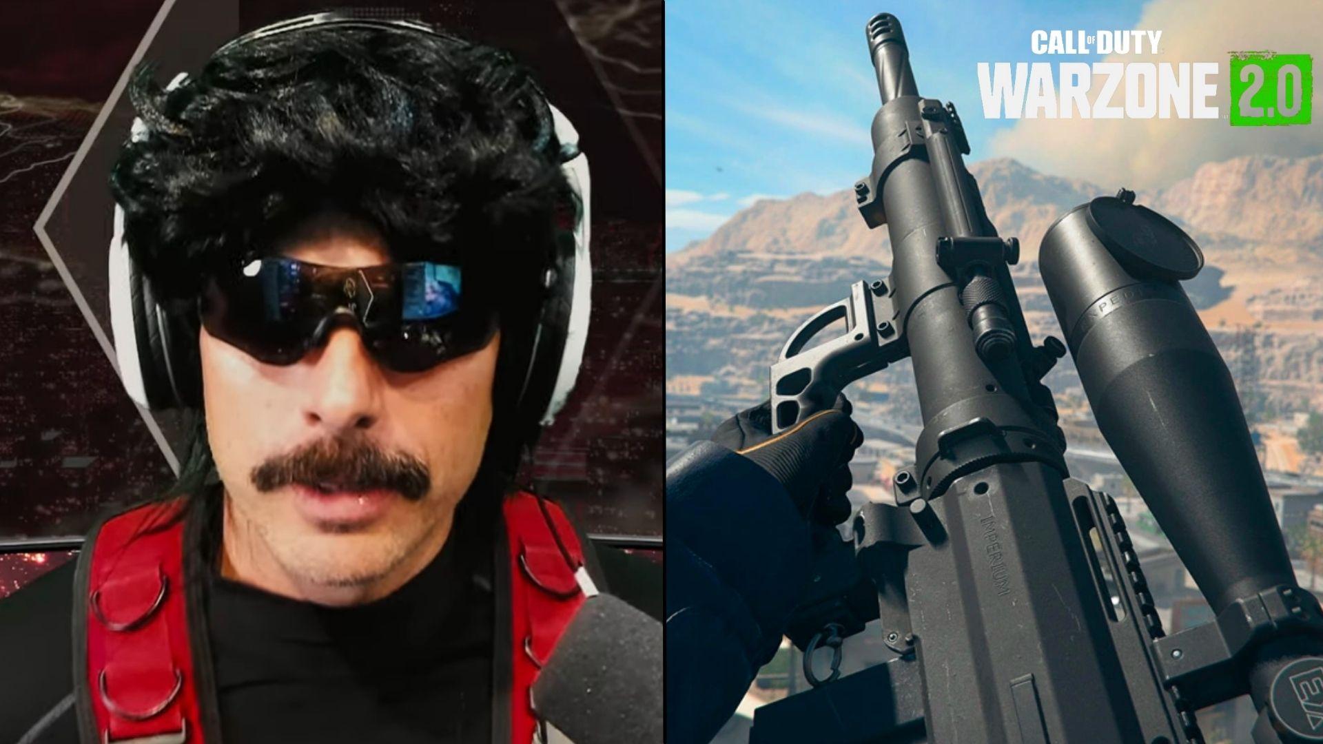 Dr Disrespect donne son avis sur les snipers de Warzone 2