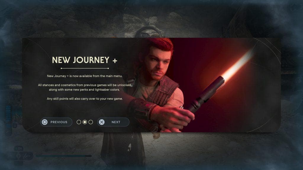 Sabre laser rouge dans Star Wars Jedi: Survivor