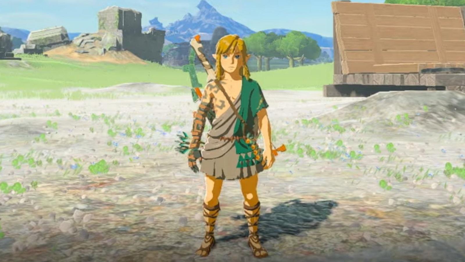 Link dans Zelda: Tears of the Kingdom