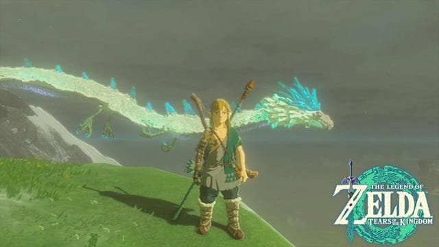 Un dragon dasn Zelda Tears of the Kingdom