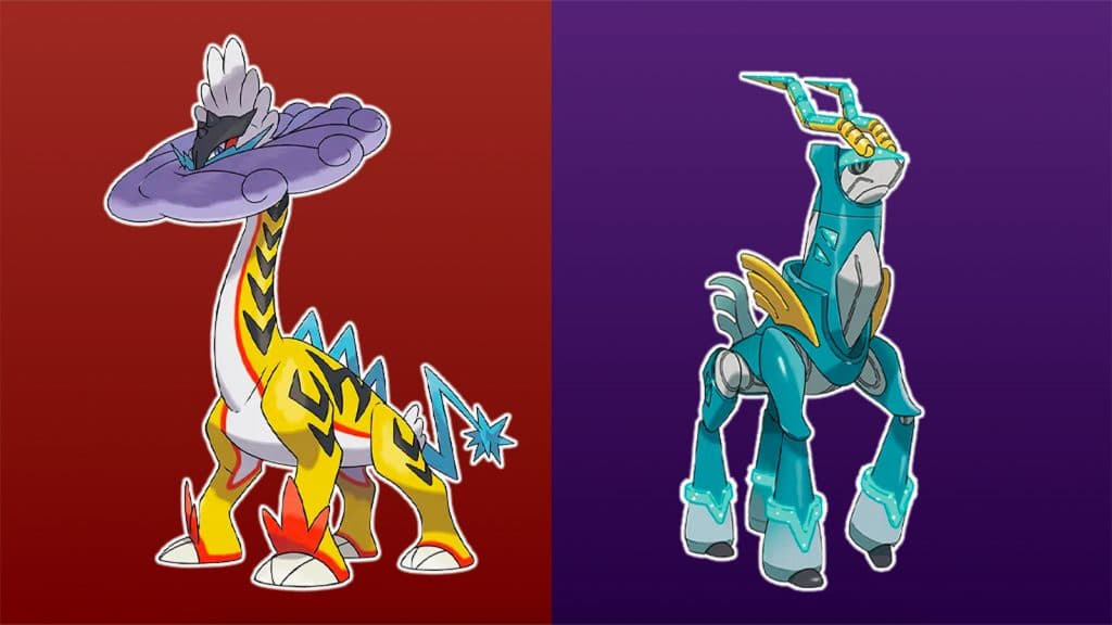 Ire-Foudre et Chef-de-Fer dans Pokémon Écarlate et Violet