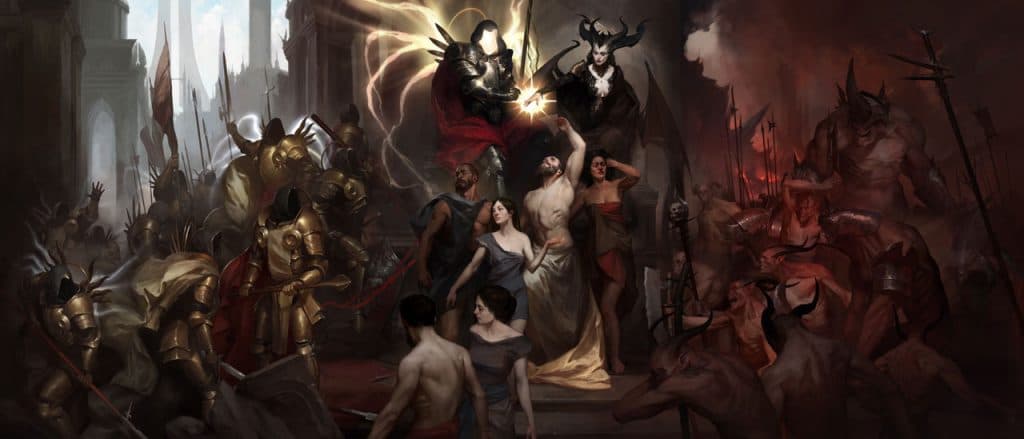 Inarius et Lilith dans Diablo 4