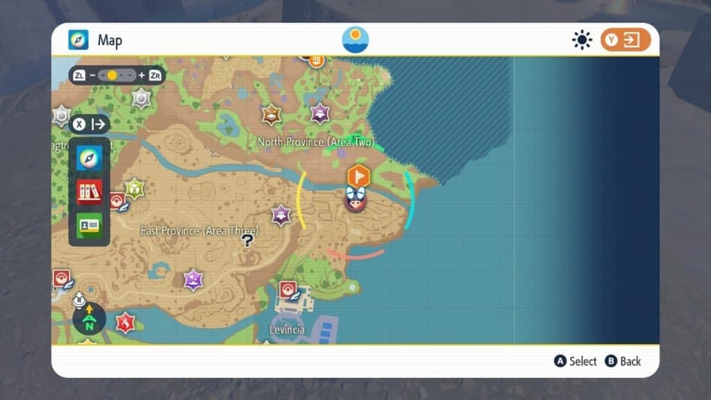 Localisation de la Pierre Aube sur Pokémon Écarlate & Violet