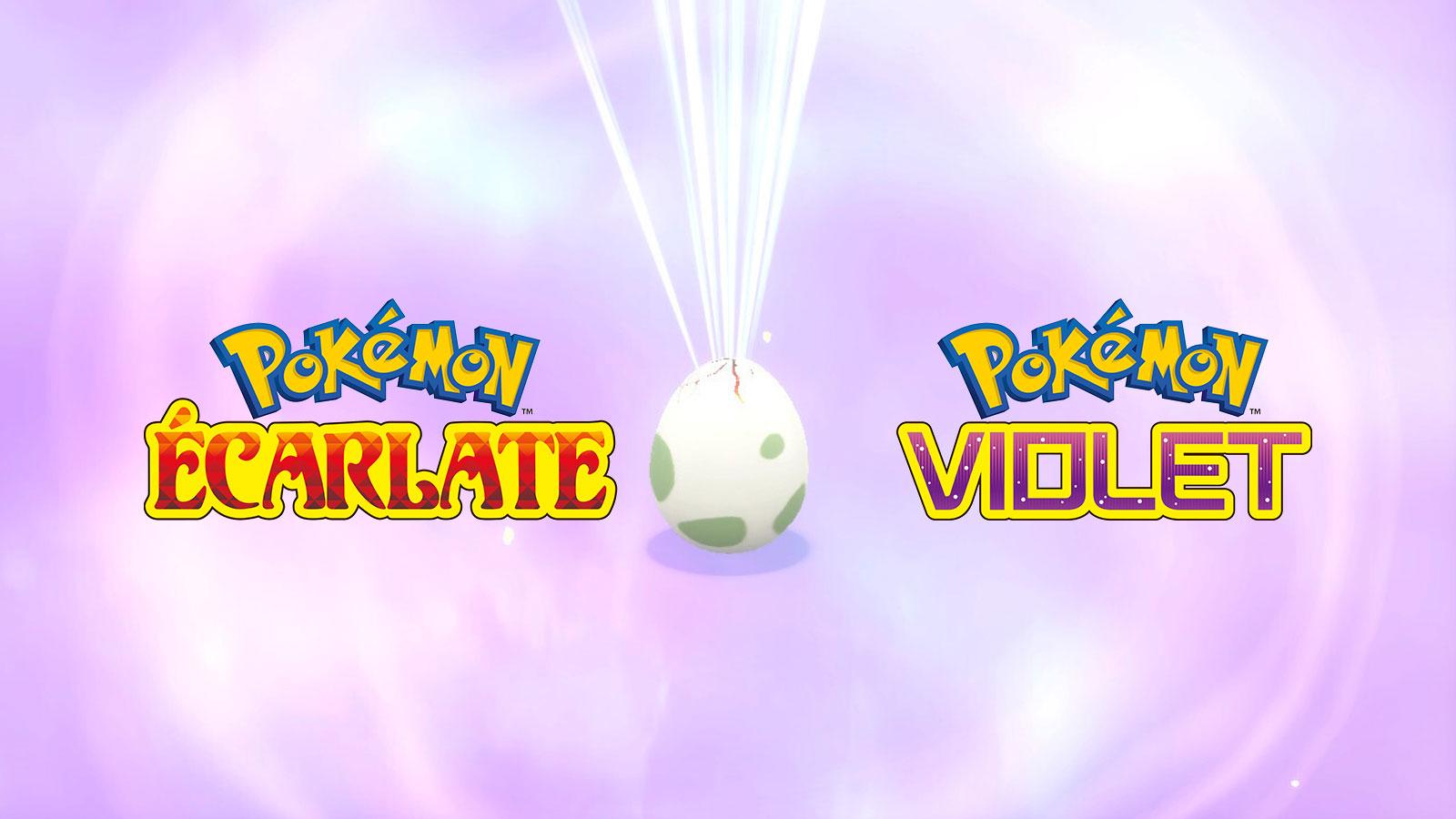 Un œuf sur Pokémon Écarlate & Violet