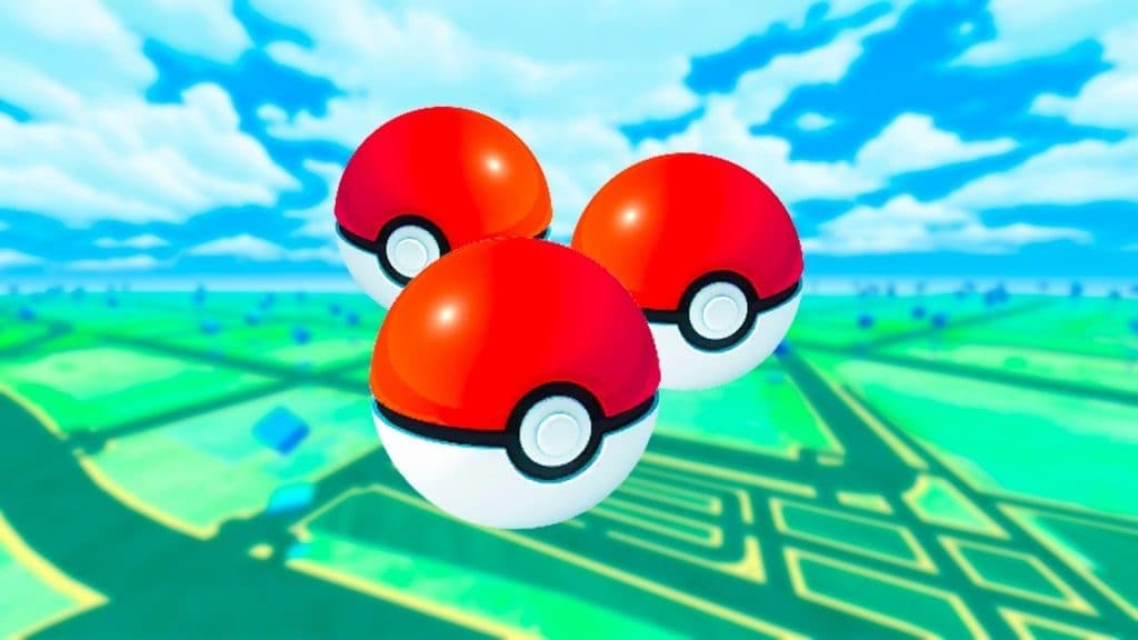 Des Poké Balls sur Pokémon Go
