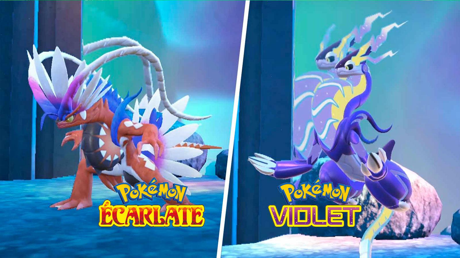 Les deux Pokémon Légendaires de Écarlate & Violet