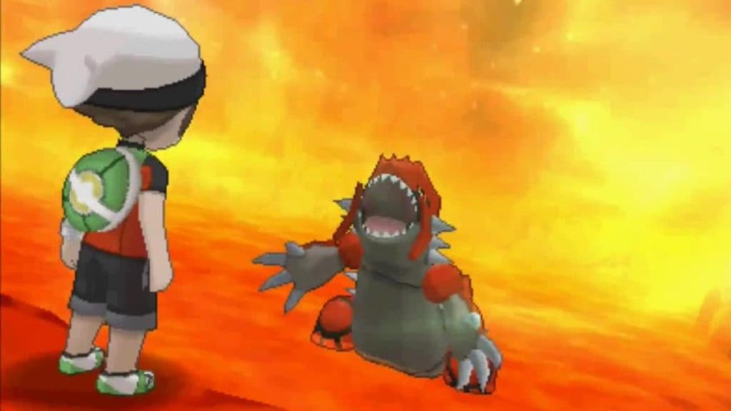 Groudon dans Pokémon Rubis Oméga
