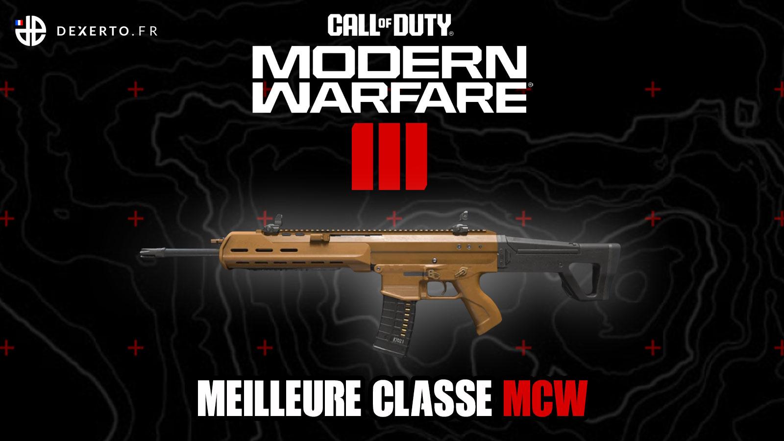 Meilleure classe MCW dans MW3