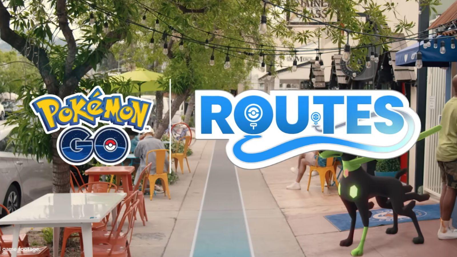 La fonctionnalité Routes dans Pokémon Go