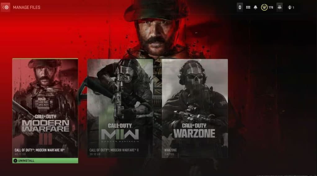 Jeux MW3, MW2 et Warzone dans Call of Duty HQ