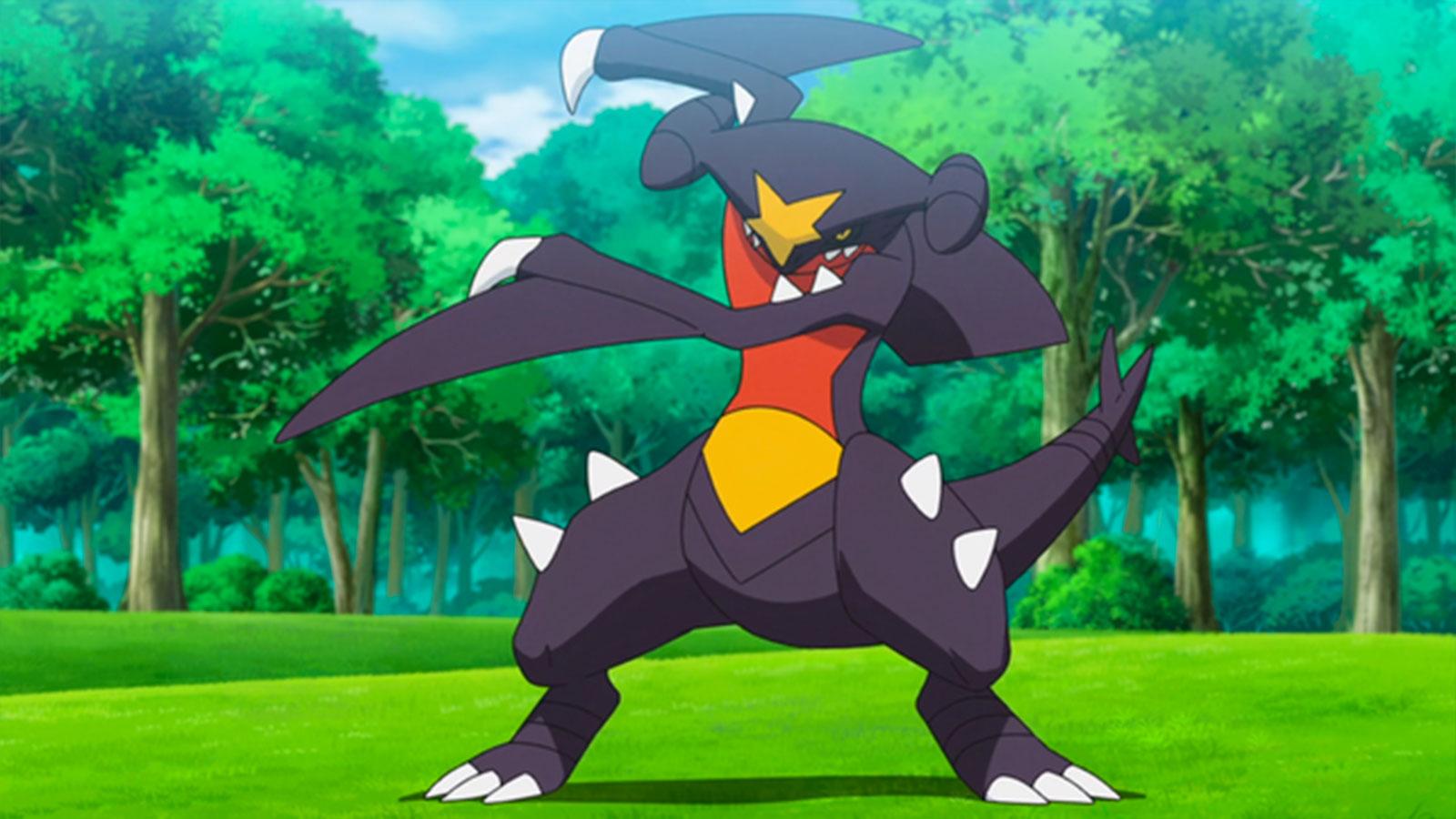 Carchacrok de Cynthia dans la série Pokémon Go